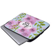 Pink Anemones Liebe Garden Electronics Bag Laptopschutzhülle (Vorne Knopf)