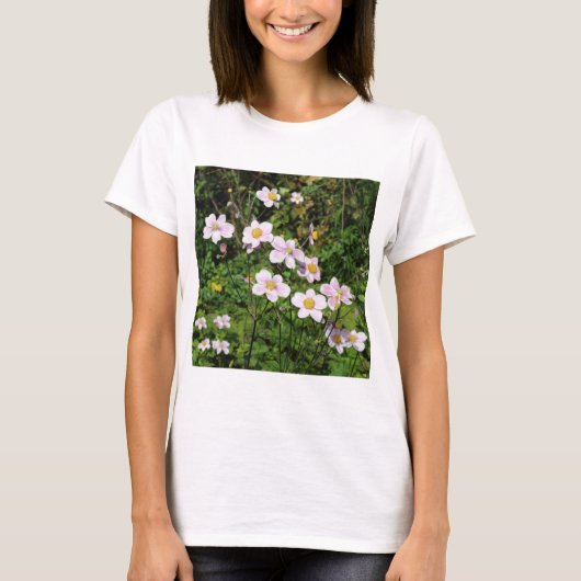 Pink Anemones T-Shirt (Vorderseite)