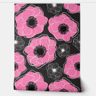 Pink Anemones Wildblume G604 Tapete
