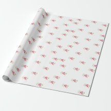 Pink Anemones Wrapping Paper