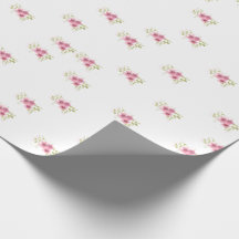 Pink Anemones Wrapping Paper