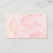 Pink Angel Baby Heaven schickte Windeln Raffel Begleitkarte (Rückseite)