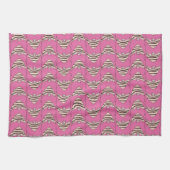 Pink Angel Fish Geschirrtuch (Horizontal)