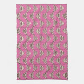 Pink Angel Fish Geschirrtuch (Vertikal)