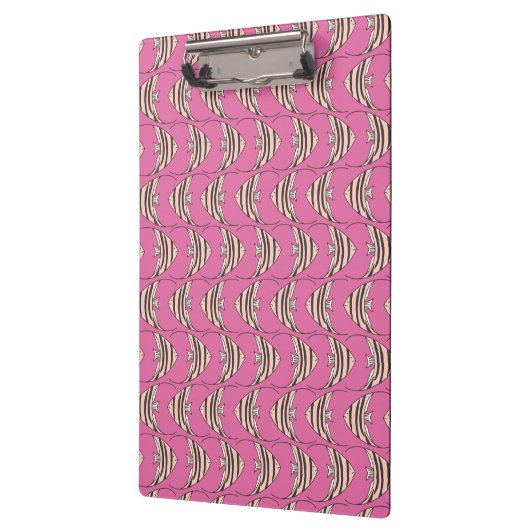 Pink Angel Fish Klemmbrett (Links)