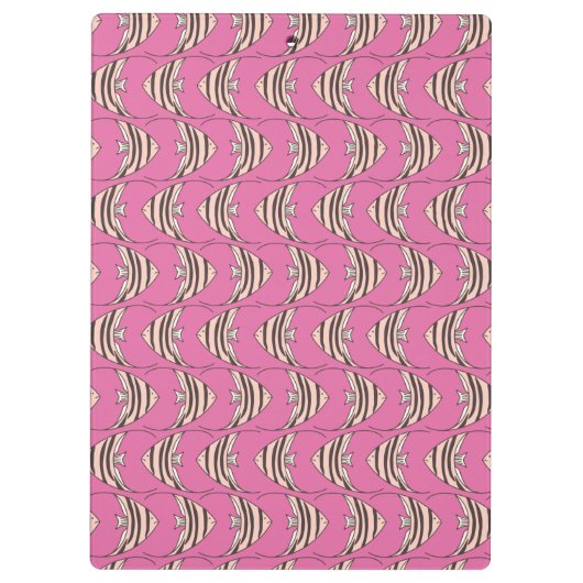 Pink Angel Fish Klemmbrett (Rückseite)