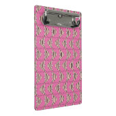 Pink Angel Fish Mini Clipboard Klemmbrett (Schrägansicht)