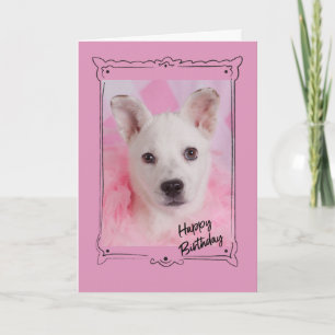 Pink Angel Geburtstagskarte Karte