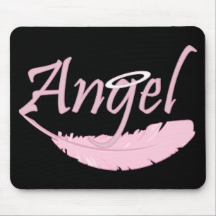 Pink Angel Mousepad