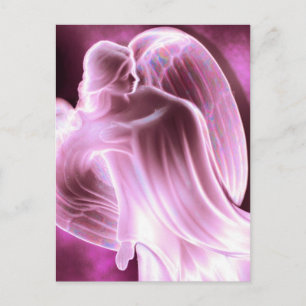 Pink Angel Postkarte