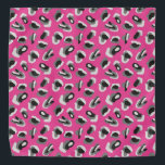 Pink Animal Print / Camouflage Pet Bandana Halstuch<br><div class="desc">Rosa Tierfarbe / Camouflage im Hintergrund</div>