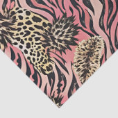 Pink Animal Print Fusion - Nahtloses Muster Seidenpapier (Detail)