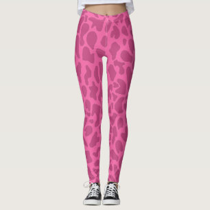 Pink Animal Print Leggings