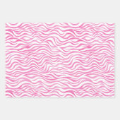 Pink Animal Prints: Leopard, Cheetah & Zebra Geschenkpapier Set (Vorderseite 3)