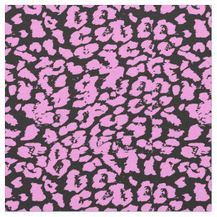Pink Animal Spots Abstrakt, Geparden wie Stoff