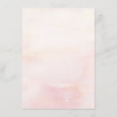 Pink Anthuriums Pampas Grass Hochzeitsinformatione Begleitkarte (Rückseite)