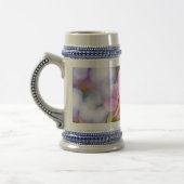 Pink Apple Blossom Bierglas (Links)