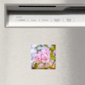 Pink Apple Blossom Magnet (In Situ (Geschirrspüler))