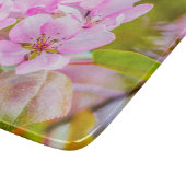 Pink Apple Blossom Schneidebrett (Ecke)