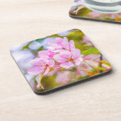 Pink Apple Blossom Untersetzer (Linke Seite)