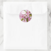 PINK APPLE BLOSSOMS WATERCOLOR BLUME STICKERS (Tasche)