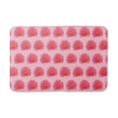 Pink Aptenia-Blume Nahtloses Muster auf Bath Mat Badematte (Vorderseite)