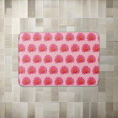 Pink Aptenia-Blume Nahtloses Muster auf Bath Mat Badematte