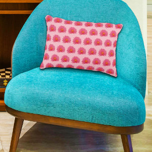 Pink Aptenia Blume Nahtloses Muster auf Dekokissen