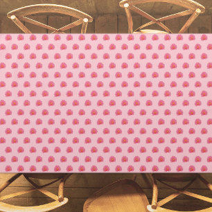 Pink Aptenia Blume Nahtloses Muster auf Tablette Tischdecke