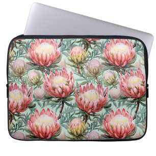 Pink Aqua Protea Blume Fynbos Design Laptopschutzhülle