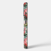 Pink Aqua Protea Blume Fynbos gepolsterte Printdes Case-Mate iPhone Hülle (Rückseite / Links)