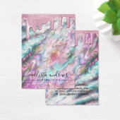 Pink Aquamarin Pearl Opal Glitzer Tropfen mit Anze (Schreibtisch)