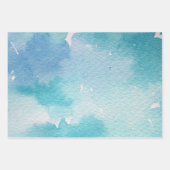 Pink Aquarell Gefärbte Krawatte Design Pinks bemal Geschenkpapier Set (Vorderseite 3)