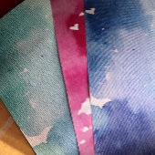 Pink Aquarell Gefärbte Krawatte Design Pinks bemal Geschenkpapier Set