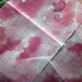Pink Aquarell Gefärbte Krawatte Design Pinks bemal Seidenpapier
