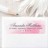 Pink-Aquarell-Kalligraphie-Skriptadresse (Insitu)