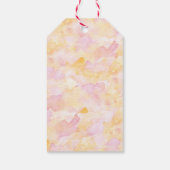 Pink Aquarell personalisiert Danke Ihnen Anhänger (Rückseite)