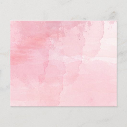 Pink Aquarellbild Flyer (Vorne)