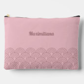 Pink - Arches glänzen großer Zubehörtasche (Vorderseite)