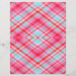 Pink Argyle Bulk Scrapbook Paper Pages Flyer