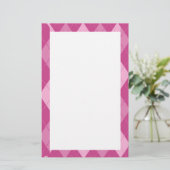 Pink Argyll Briefpapier (Stehend Vorderseite)