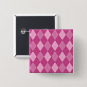 Pink Argyll Button (Vorne & Hinten)