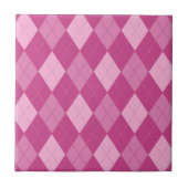 Pink Argyll Fliese (Vorderseite)
