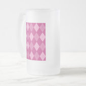 Pink Argyll Mattglas Bierglas (Vorderseite Links)