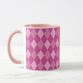 Pink Argyll Tasse (Links)