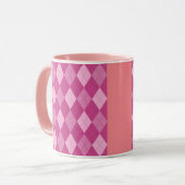 Pink Argyll Tasse (Vorderseite Links)