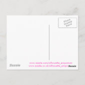 Pink Armadillo Postkarte (Rückseite)