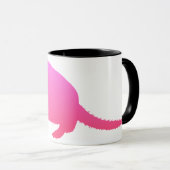 Pink Armadillo Tasse (VorderseiteRechts)