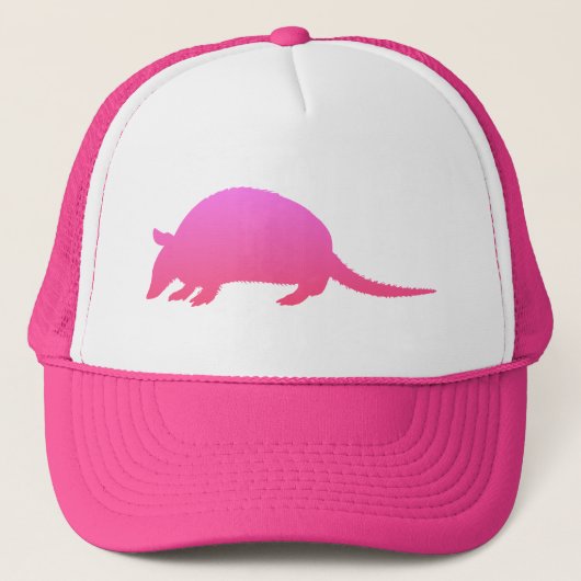 Pink Armadillo Truckerkappe (Vorderseite)