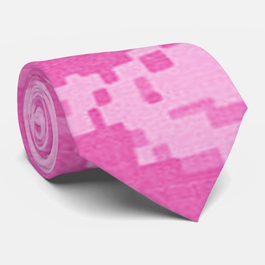 Pink ARMY ACU Camo Camouflage Pattern Tie Krawatte (Gerollt)